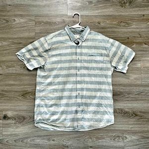 Obey / XL / Striped Button Down Shirt / Like New